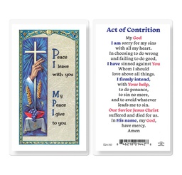 [HI-E24-767] Act of Contrition Laminated Holy Card