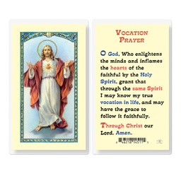 [HI-E24-741] Vocation Prayer Laminated Holy Card