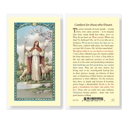 [HI-E24-780] Comfort for Those Who Mourn Laminated Holy Card