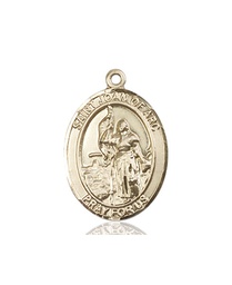 [8053KT2] 14kt Gold Saint Joan of Arc Army Medal