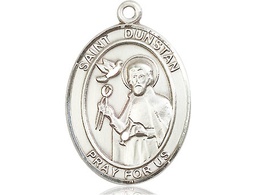 [7355SS] Sterling Silver Saint Dunstan Medal