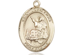[7358GF] 14kt Gold Filled Saint John Licci Medal