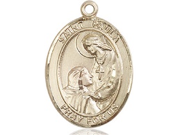 [7359GF] 14kt Gold Filled Saint Paula Medal