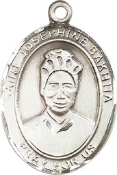 [7360SS] Sterling Silver Saint Josephine Bakhita Medal