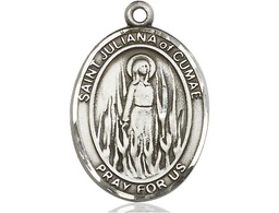 [7372SS] Sterling Silver Saint Juliana Medal
