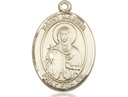 [7379GF] 14kt Gold Filled Saint Marina Medal