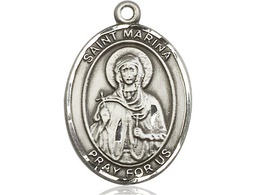 [7379SS] Sterling Silver Saint Marina Medal