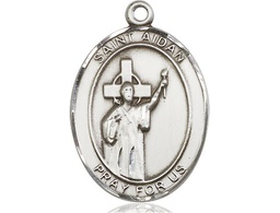 [7381SS] Sterling Silver Saint Aidan of Lindesfarne Medal