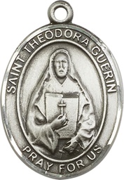 [7382SS] Sterling Silver Saint Theodora Medal
