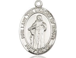 [7383SS] Sterling Silver Our Lady of Knots Medal