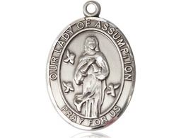 [7388SS] Sterling Silver Our Lady of Assumption Medal