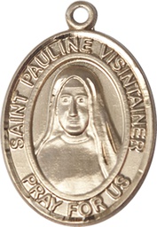 [7391GF] 14kt Gold Filled Saint Pauline Visintainer Medal