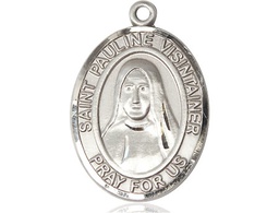 [7391SS] Sterling Silver Saint Pauline Visintainer Medal