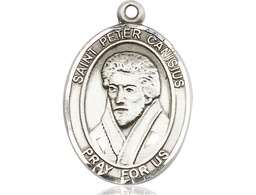 [7393SS] Sterling Silver Saint Peter Canisius Medal