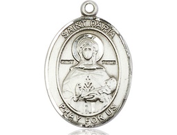 [7396SS] Sterling Silver Saint Daria Medal