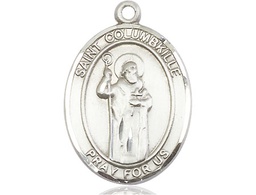 [7399SS] Sterling Silver Saint Columbkille Medal