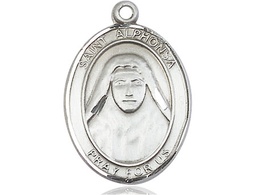 [7406SS] Sterling Silver Saint Alphonsa Medal