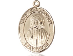 [7409GF] 14kt Gold Filled Saint Jeanne Jugan Medal
