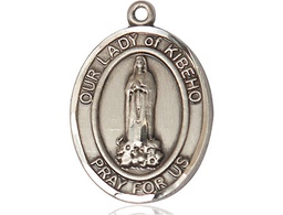 [7414SS] Sterling Silver Our Lady of Kibeho Medal