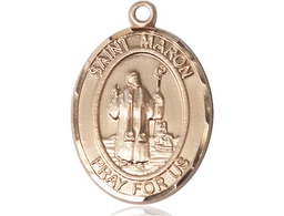 [7417GF] 14kt Gold Filled Saint Maron Medal