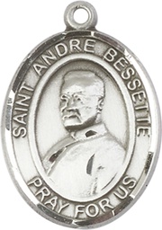 [7424SS] Sterling Silver Saint Andre Bessette Medal