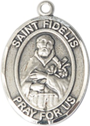 [7426SS] Sterling Silver Saint Fidelis Medal