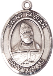 [7427SS] Sterling Silver Saint Fabian Medal
