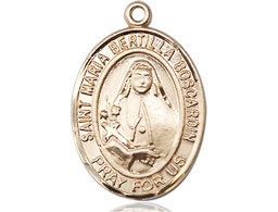 [7428GF] 14kt Gold Filled Saint Maria Bertilla Boscardin Medal