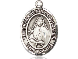 [7428SS] Sterling Silver Saint Maria Bertilla Boscardin Medal