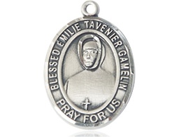 [7437SS] Sterling Silver Blessed Emilie Tavernier Gamelin Medal