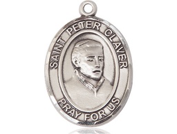 [7442SS] Sterling Silver Saint Peter Claver Medal
