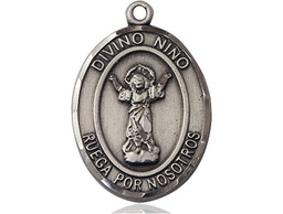 [7443SPSS] Sterling Silver Divino Nino Medal