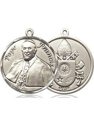 [7451RDSS] Sterling Silver Pope Francis Medal