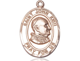 [7455KT] 14kt Gold Saint John XXIII Medal