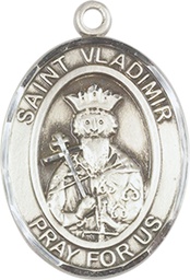 [7457SS] Sterling Silver Saint Vladimir Medal
