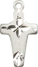 [2527SS] Sterling Silver Cross Medal