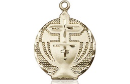 [2530GF] 14kt Gold Filled Communion Medal