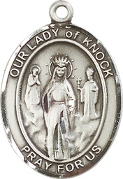 [7246SS] Sterling Silver Our Lady of Knock Medal