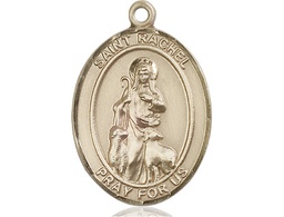 [7251GF] 14kt Gold Filled Saint Rachel Medal