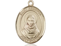 [7252GF] 14kt Gold Filled Saint Rebecca Medal