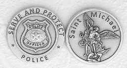 [171-25-8006] St. Michael  serve and protect pocket token