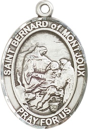 [7264SS] Sterling Silver Saint Bernard of Montjoux Medal