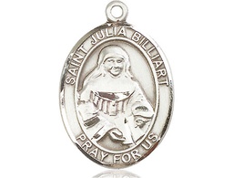 [7267SS] Sterling Silver Saint Julia Billiart Medal