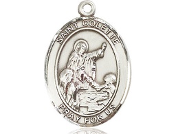 [7268SS] Sterling Silver Saint Colette Medal