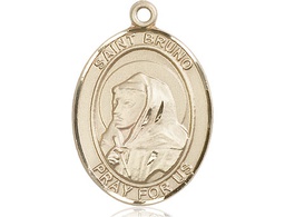 [7270GF] 14kt Gold Filled Saint Bruno Medal
