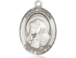 [7270SS] Sterling Silver Saint Bruno Medal