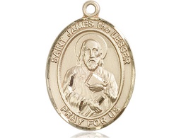 [7277GF] 14kt Gold Filled Saint James the Lesser Medal