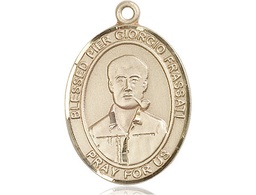 [7278GF] 14kt Gold Filled Blessed Pier Giorgio Frassati Medal