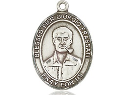 [7278SS] Sterling Silver Blessed Pier Giorgio Frassati Medal