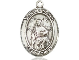 [7286SS] Sterling Silver Saint Deborah Medal